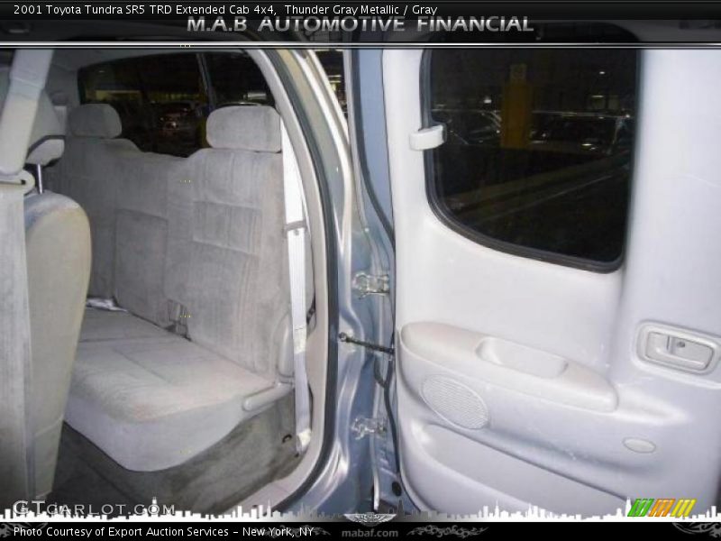 Thunder Gray Metallic / Gray 2001 Toyota Tundra SR5 TRD Extended Cab 4x4