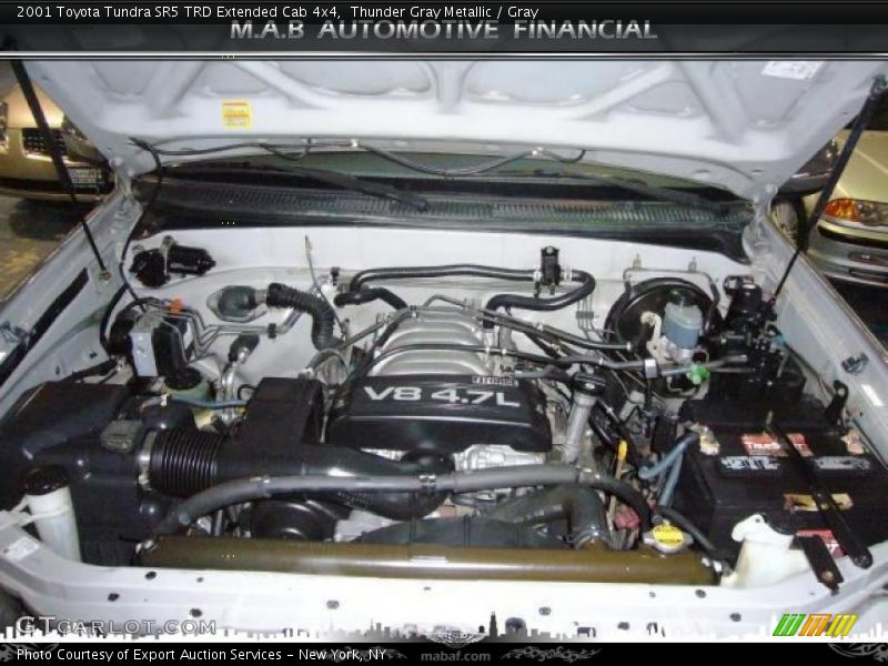 Thunder Gray Metallic / Gray 2001 Toyota Tundra SR5 TRD Extended Cab 4x4