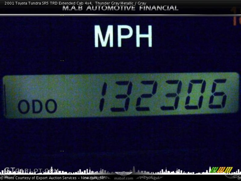Thunder Gray Metallic / Gray 2001 Toyota Tundra SR5 TRD Extended Cab 4x4