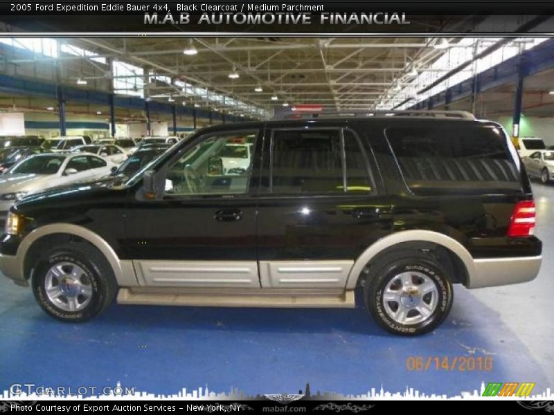 Black Clearcoat / Medium Parchment 2005 Ford Expedition Eddie Bauer 4x4