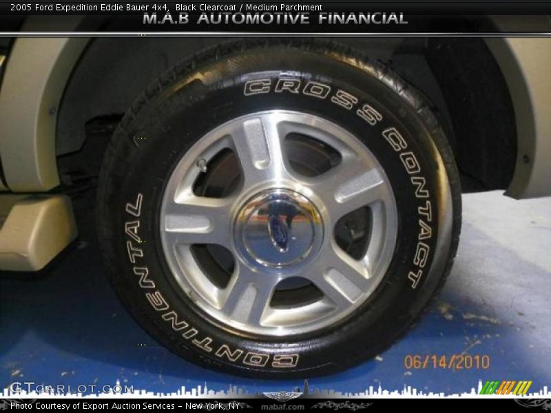 Black Clearcoat / Medium Parchment 2005 Ford Expedition Eddie Bauer 4x4