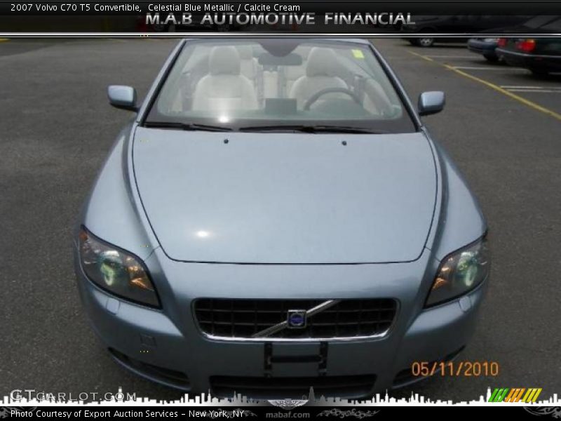Celestial Blue Metallic / Calcite Cream 2007 Volvo C70 T5 Convertible