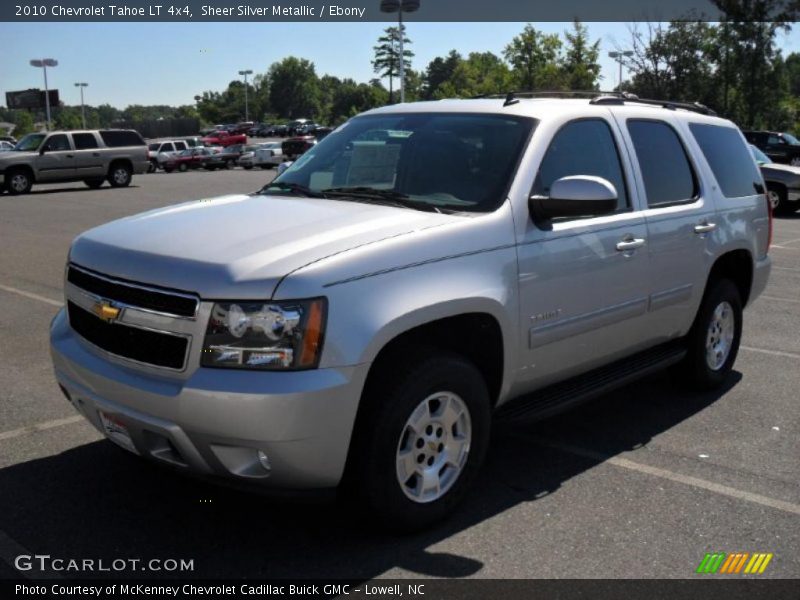 Sheer Silver Metallic / Ebony 2010 Chevrolet Tahoe LT 4x4