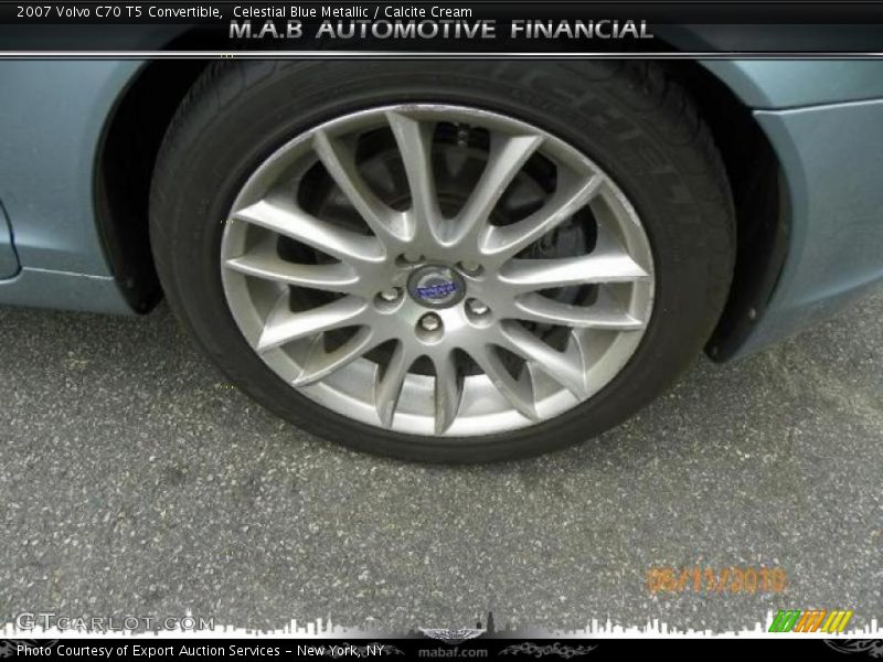 Celestial Blue Metallic / Calcite Cream 2007 Volvo C70 T5 Convertible