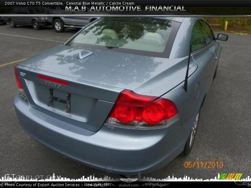 Celestial Blue Metallic / Calcite Cream 2007 Volvo C70 T5 Convertible