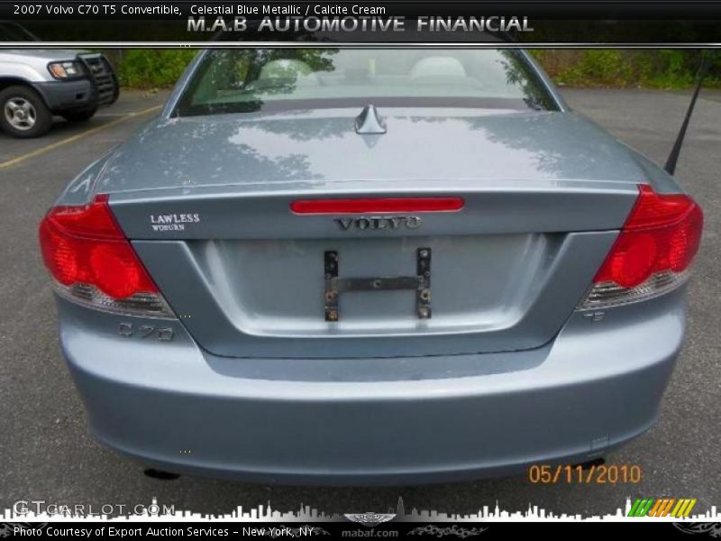 Celestial Blue Metallic / Calcite Cream 2007 Volvo C70 T5 Convertible