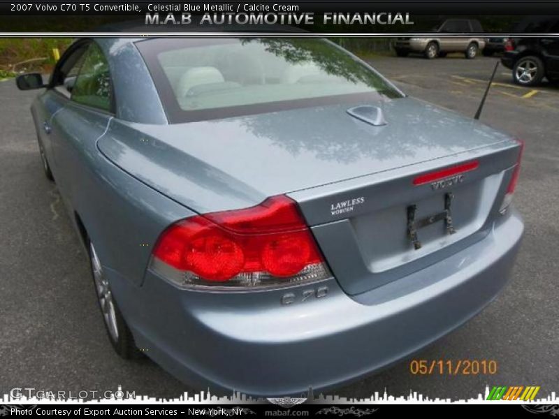 Celestial Blue Metallic / Calcite Cream 2007 Volvo C70 T5 Convertible