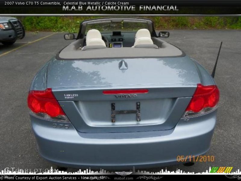 Celestial Blue Metallic / Calcite Cream 2007 Volvo C70 T5 Convertible