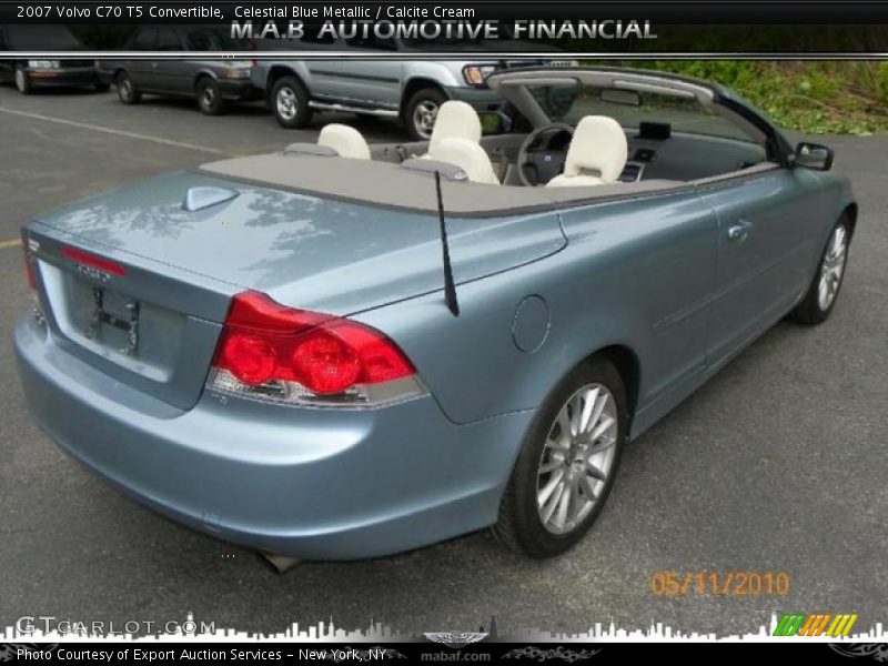 Celestial Blue Metallic / Calcite Cream 2007 Volvo C70 T5 Convertible