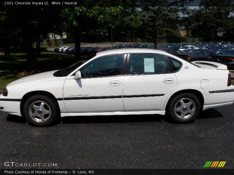 White / Neutral 2001 Chevrolet Impala LS