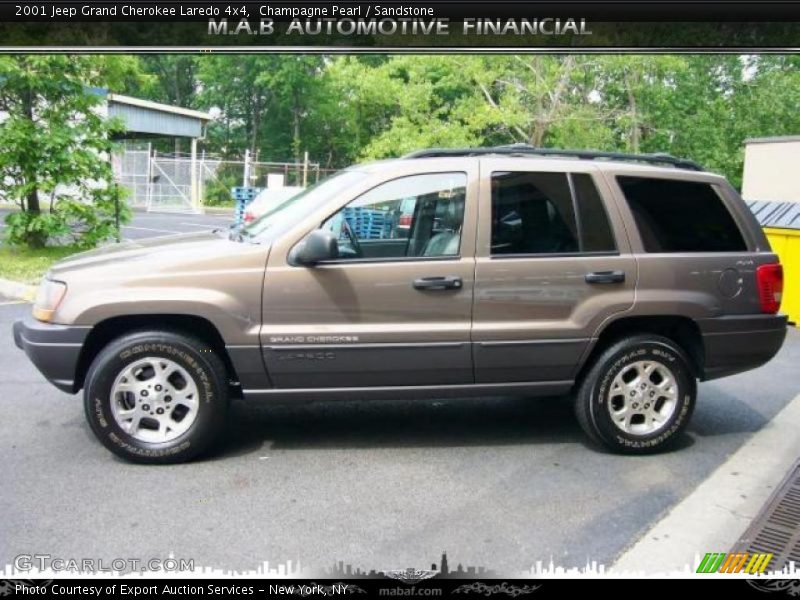 Champagne Pearl / Sandstone 2001 Jeep Grand Cherokee Laredo 4x4