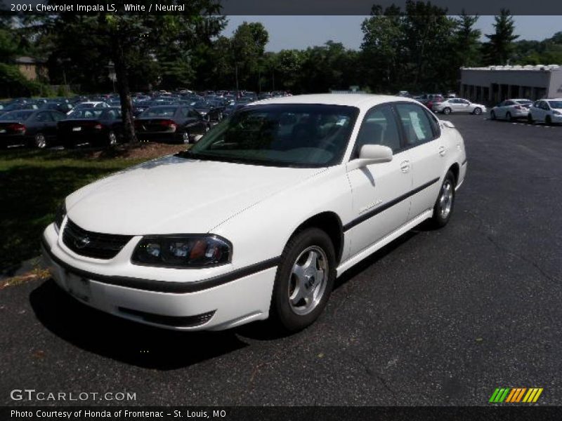 White / Neutral 2001 Chevrolet Impala LS