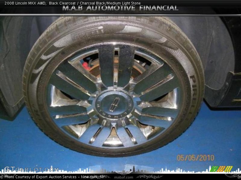 Black Clearcoat / Charcoal Black/Medium Light Stone 2008 Lincoln MKX AWD