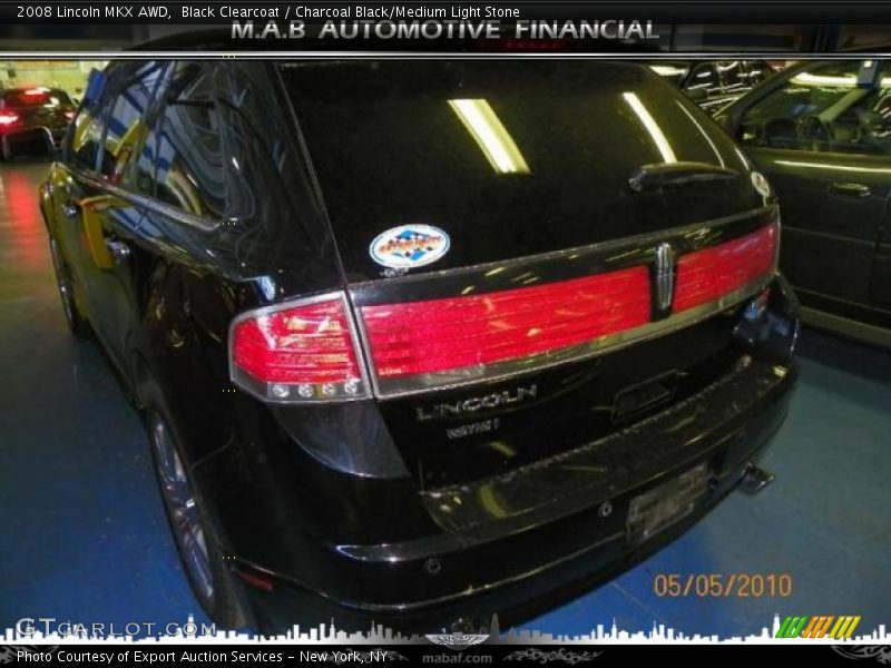 Black Clearcoat / Charcoal Black/Medium Light Stone 2008 Lincoln MKX AWD