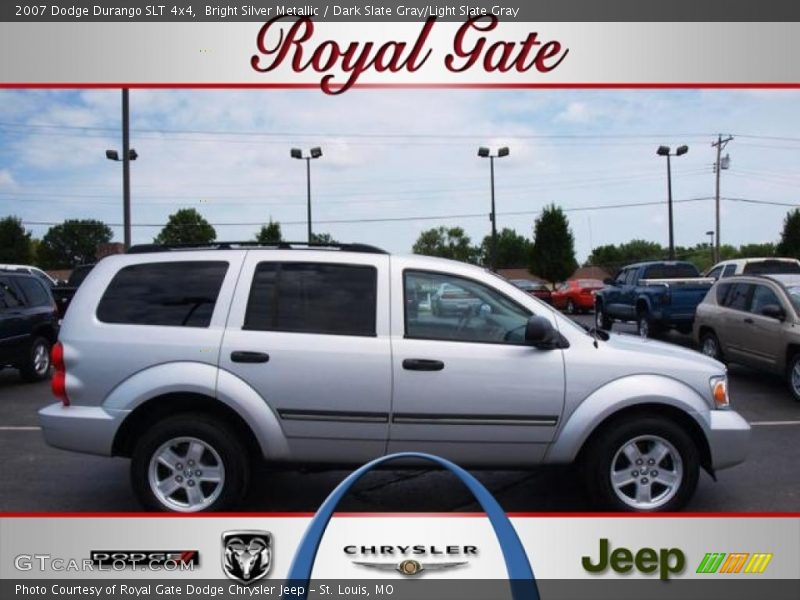Bright Silver Metallic / Dark Slate Gray/Light Slate Gray 2007 Dodge Durango SLT 4x4