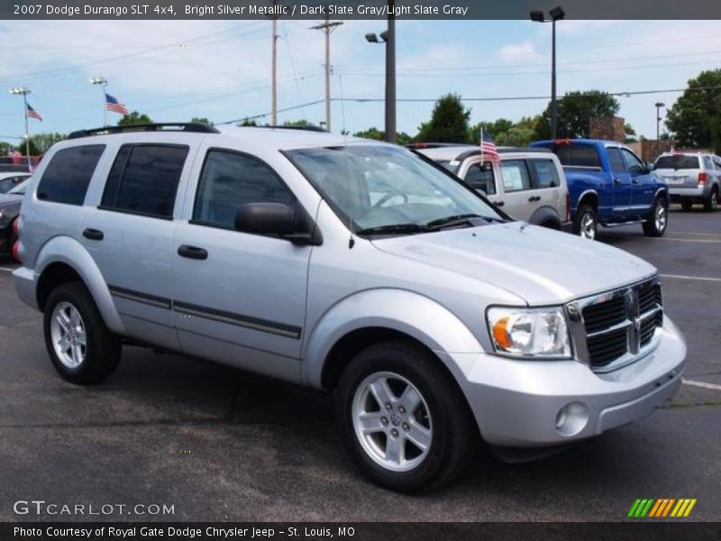 Bright Silver Metallic / Dark Slate Gray/Light Slate Gray 2007 Dodge Durango SLT 4x4