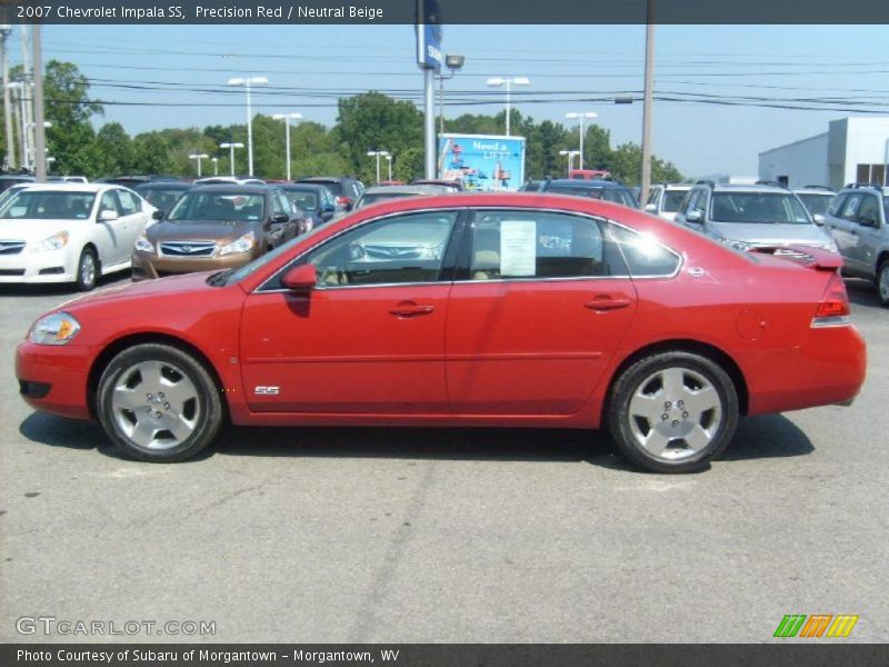 Precision Red / Neutral Beige 2007 Chevrolet Impala SS