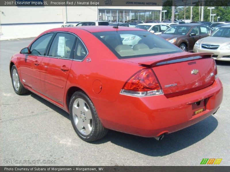 Precision Red / Neutral Beige 2007 Chevrolet Impala SS