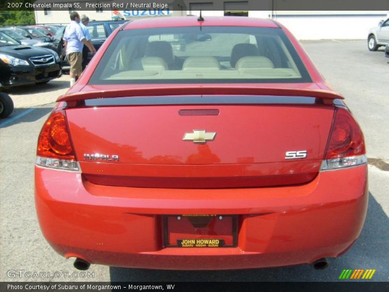 Precision Red / Neutral Beige 2007 Chevrolet Impala SS