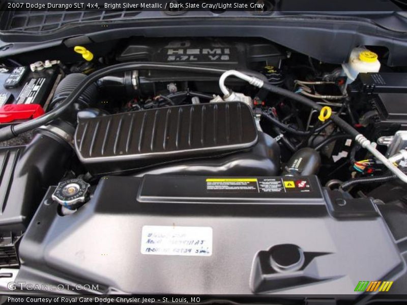 Bright Silver Metallic / Dark Slate Gray/Light Slate Gray 2007 Dodge Durango SLT 4x4