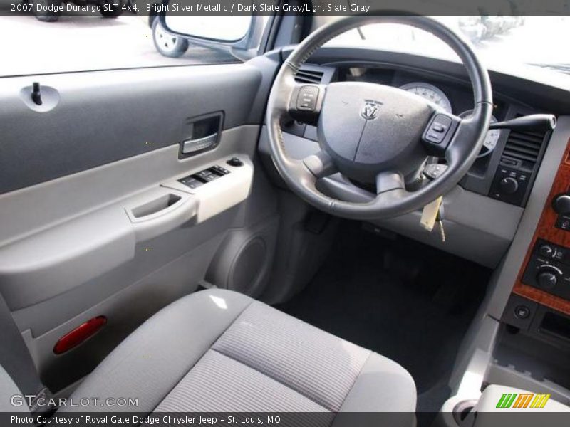 Bright Silver Metallic / Dark Slate Gray/Light Slate Gray 2007 Dodge Durango SLT 4x4