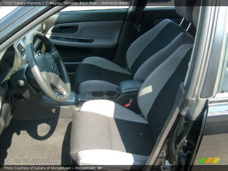 Obsidian Black Pearl / Anthracite Black 2007 Subaru Impreza 2.5i Wagon