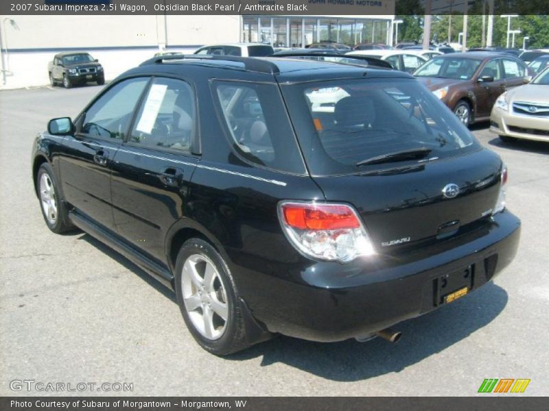 Obsidian Black Pearl / Anthracite Black 2007 Subaru Impreza 2.5i Wagon