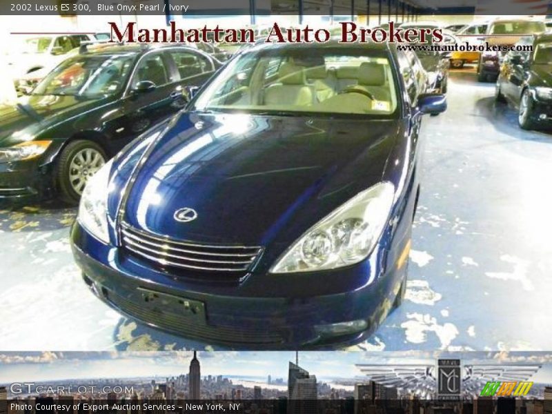 Blue Onyx Pearl / Ivory 2002 Lexus ES 300