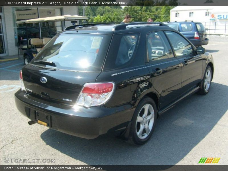 Obsidian Black Pearl / Anthracite Black 2007 Subaru Impreza 2.5i Wagon