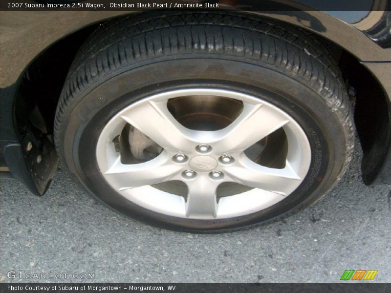 Obsidian Black Pearl / Anthracite Black 2007 Subaru Impreza 2.5i Wagon