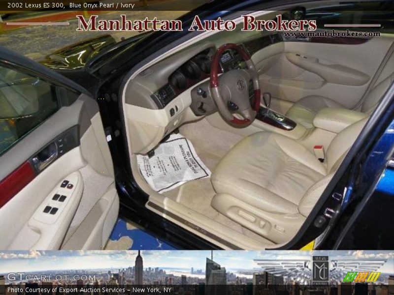 Blue Onyx Pearl / Ivory 2002 Lexus ES 300