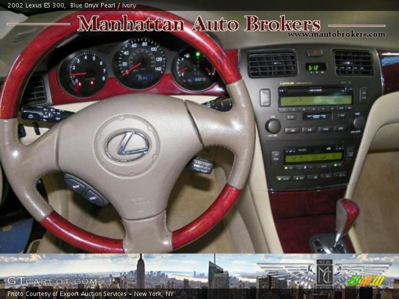 Blue Onyx Pearl / Ivory 2002 Lexus ES 300