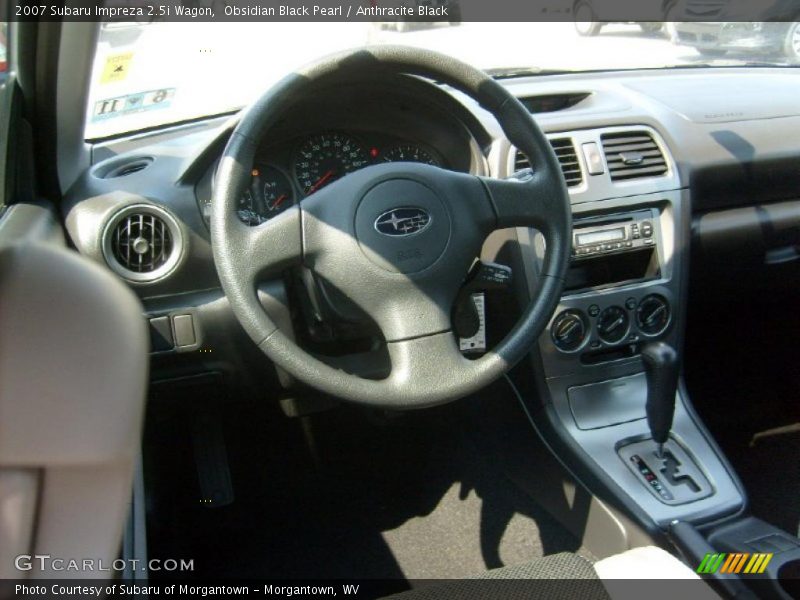 Obsidian Black Pearl / Anthracite Black 2007 Subaru Impreza 2.5i Wagon