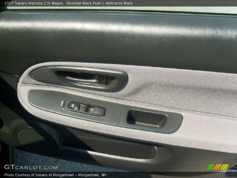 Obsidian Black Pearl / Anthracite Black 2007 Subaru Impreza 2.5i Wagon