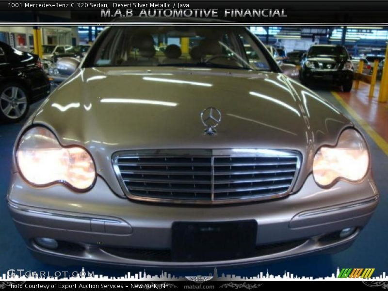 Desert Silver Metallic / Java 2001 Mercedes-Benz C 320 Sedan