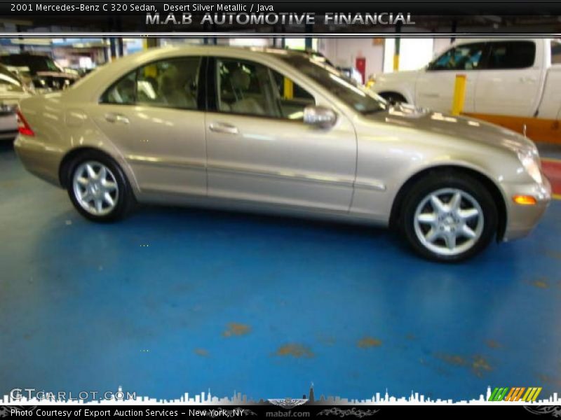 Desert Silver Metallic / Java 2001 Mercedes-Benz C 320 Sedan