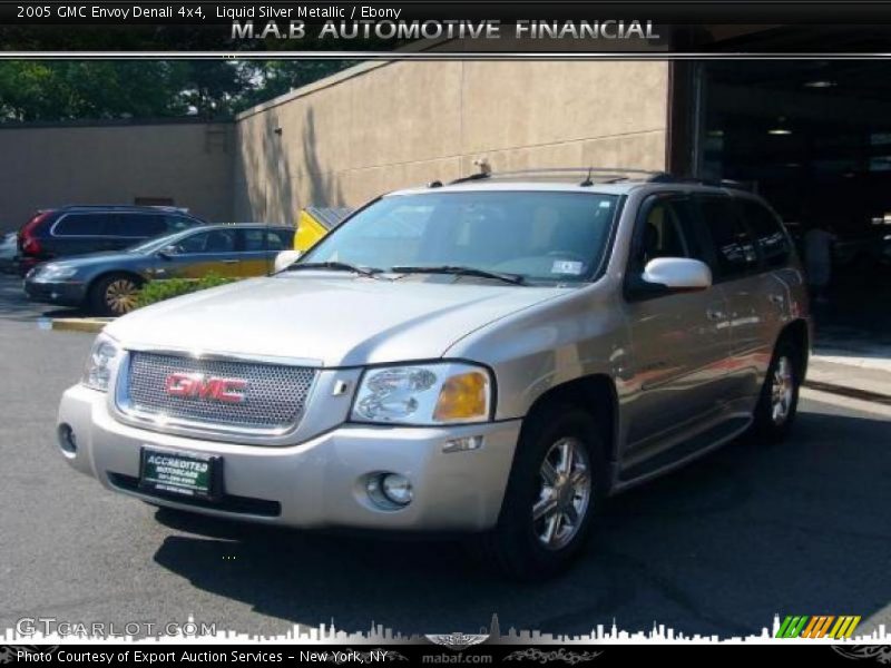 Liquid Silver Metallic / Ebony 2005 GMC Envoy Denali 4x4