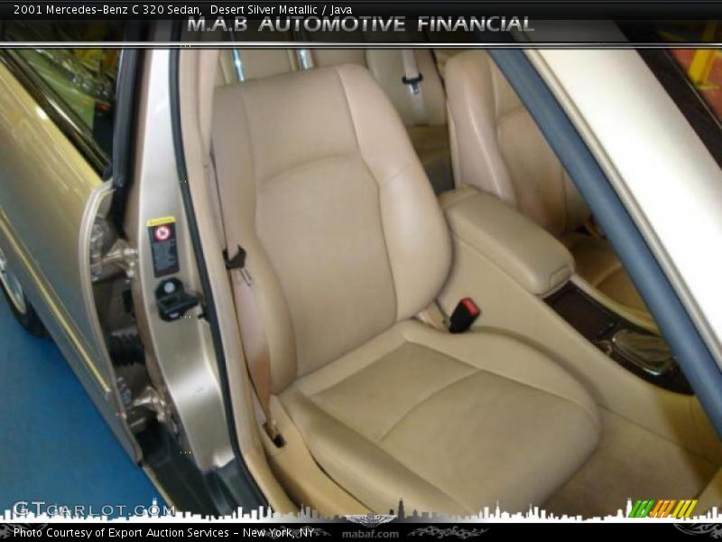 Desert Silver Metallic / Java 2001 Mercedes-Benz C 320 Sedan