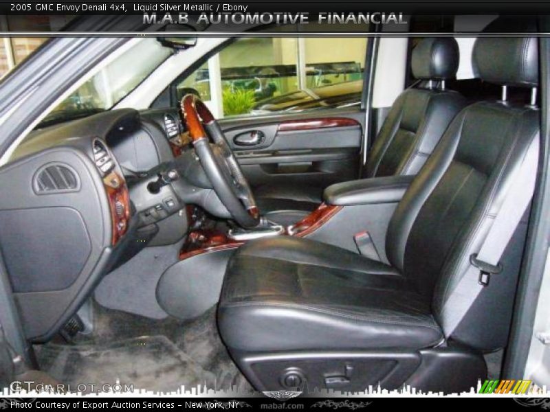 Liquid Silver Metallic / Ebony 2005 GMC Envoy Denali 4x4