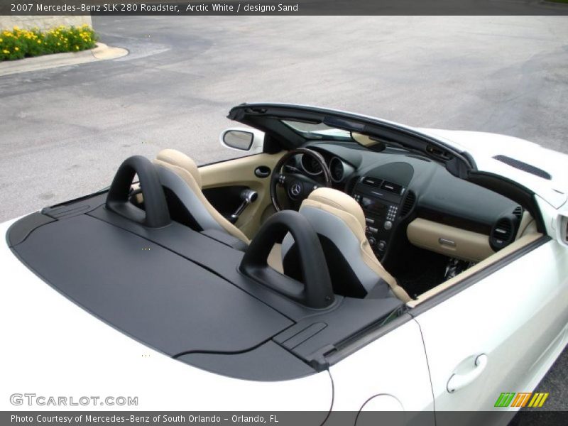 Arctic White / designo Sand 2007 Mercedes-Benz SLK 280 Roadster