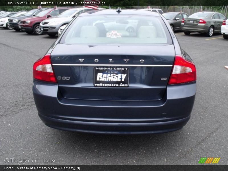 Barents Blue Metallic / Sandstone Beige 2009 Volvo S80 3.2
