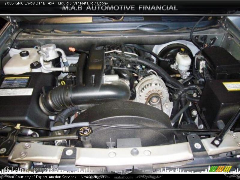 Liquid Silver Metallic / Ebony 2005 GMC Envoy Denali 4x4