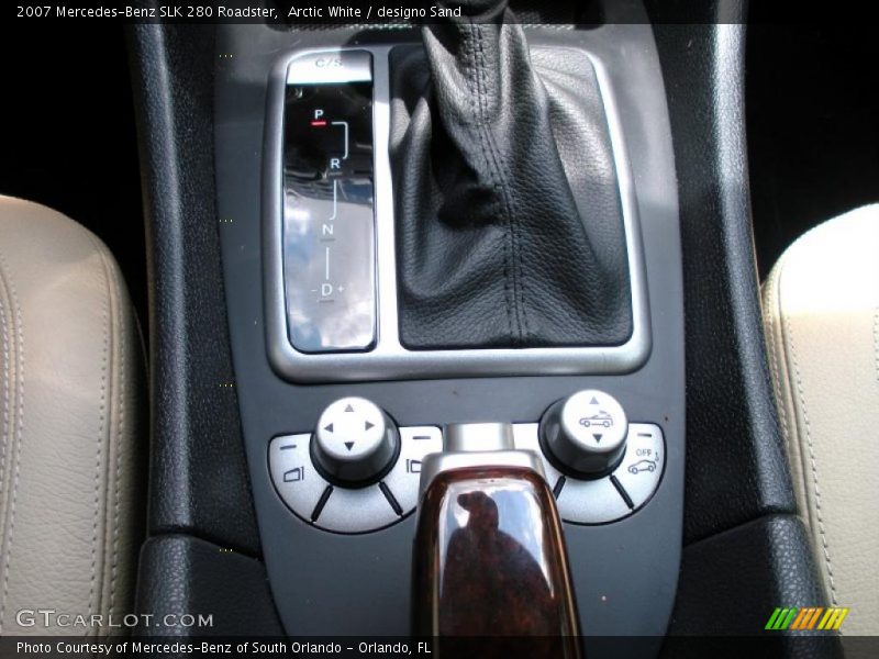 Arctic White / designo Sand 2007 Mercedes-Benz SLK 280 Roadster