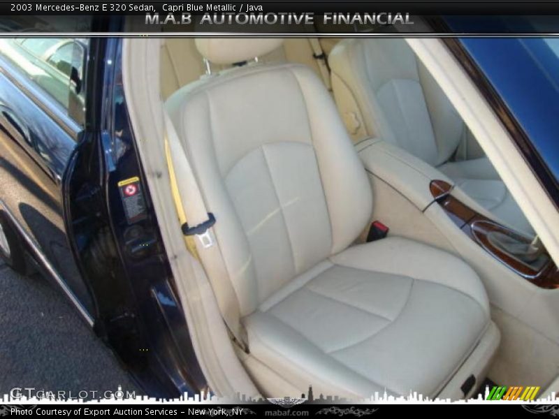 Capri Blue Metallic / Java 2003 Mercedes-Benz E 320 Sedan