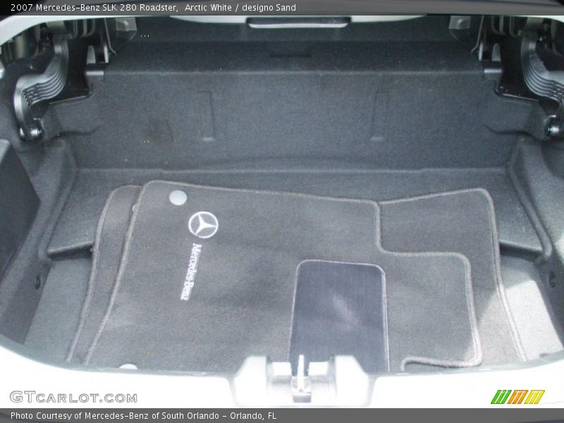 Arctic White / designo Sand 2007 Mercedes-Benz SLK 280 Roadster