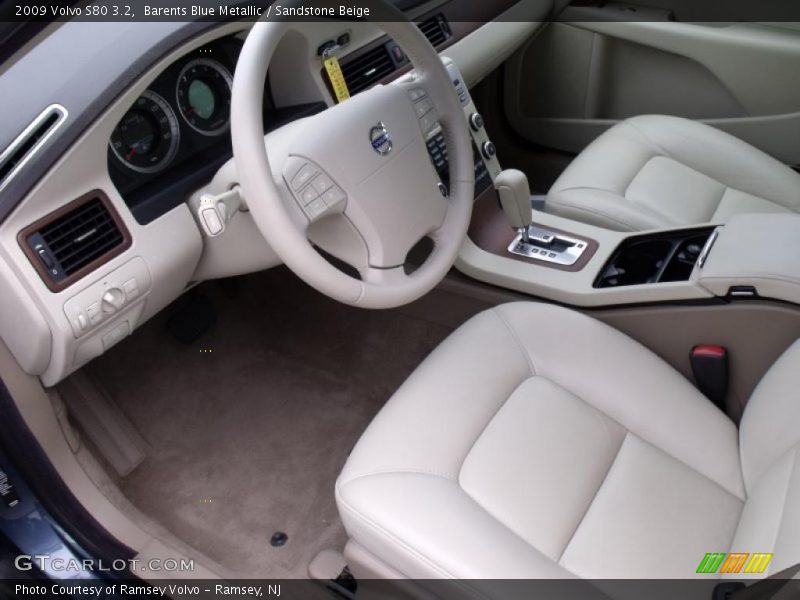 Barents Blue Metallic / Sandstone Beige 2009 Volvo S80 3.2