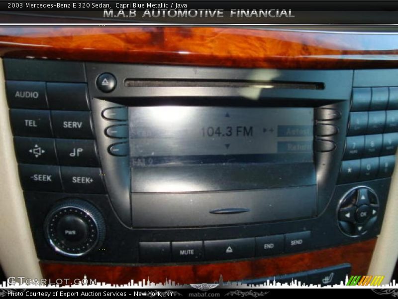 Capri Blue Metallic / Java 2003 Mercedes-Benz E 320 Sedan