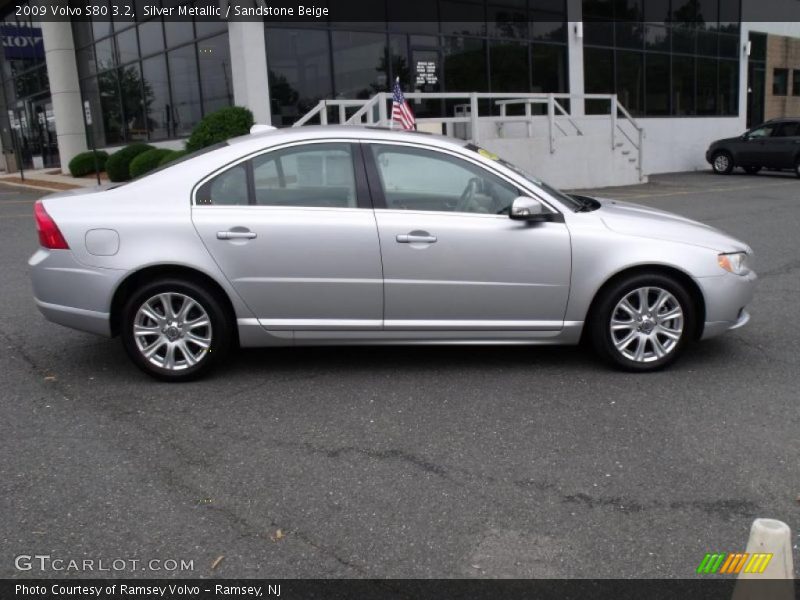 Silver Metallic / Sandstone Beige 2009 Volvo S80 3.2