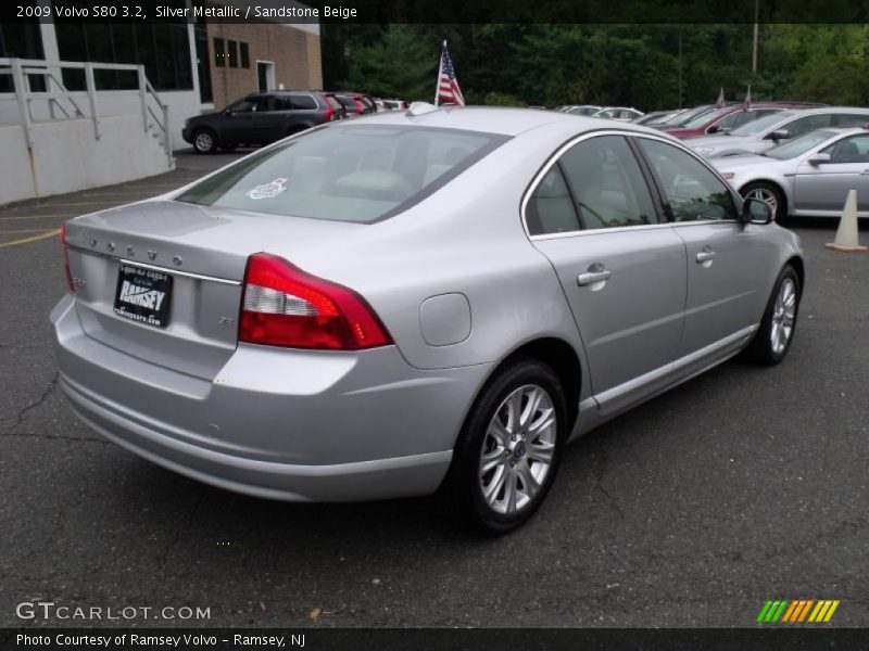 Silver Metallic / Sandstone Beige 2009 Volvo S80 3.2