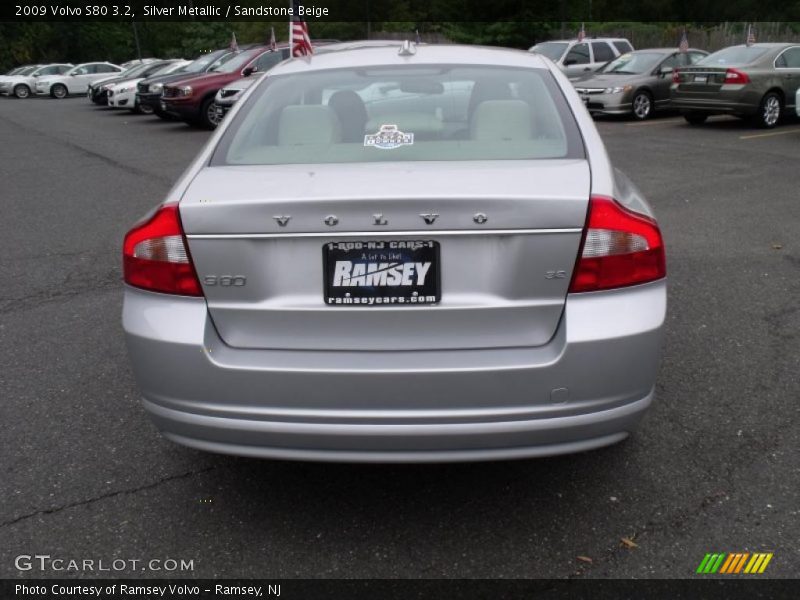 Silver Metallic / Sandstone Beige 2009 Volvo S80 3.2